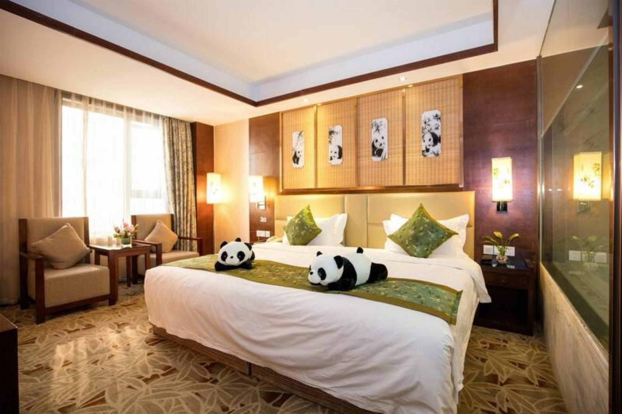 Chengdu Panda Prince Culture Hotel Eksteriør bilde
