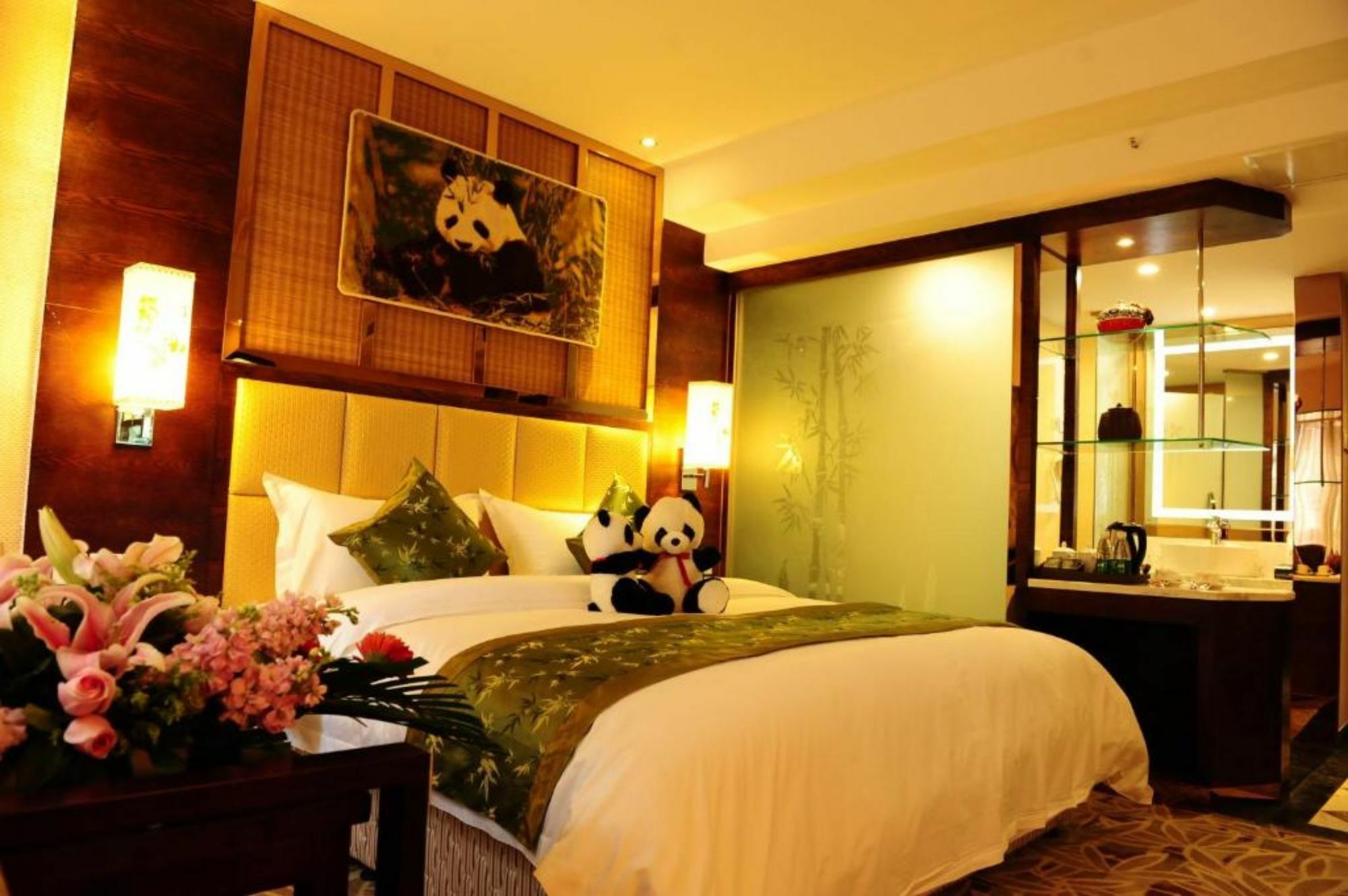Chengdu Panda Prince Culture Hotel Eksteriør bilde
